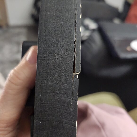 Safari Wood Clock Giraffe Print Shelf Size African Animal Theme Made in India - Picture 10 of 10